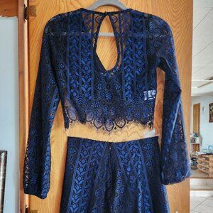 Lace Skirt & Blouse Set